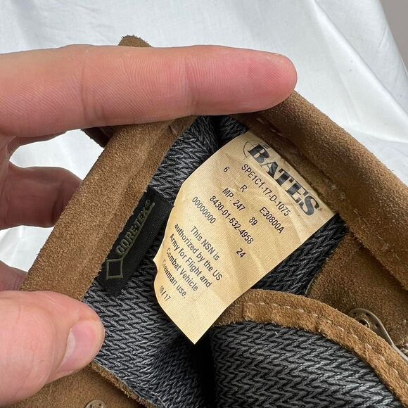 BATES E30800A Gore-Tex Military Desert Tan Combat Boots Mens Size 6 R main image 8